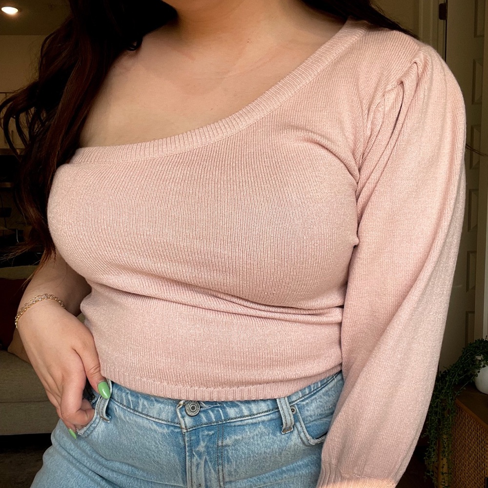 Forever 21 One Shoulder Sweater